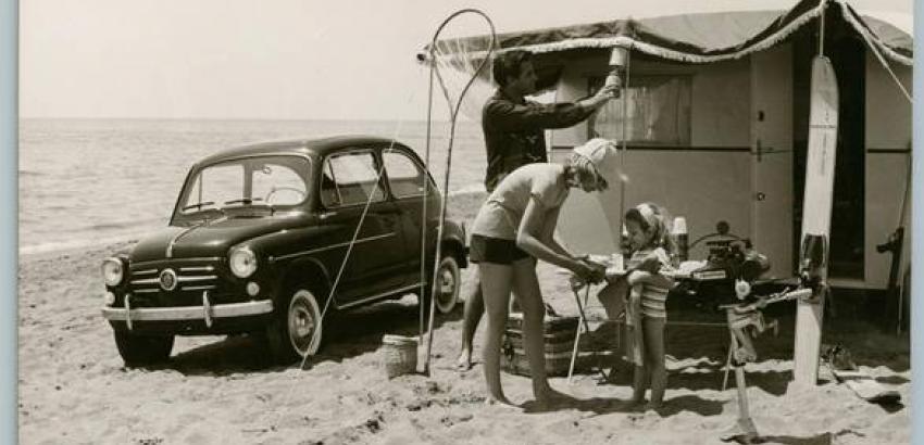 Famiglia in spiaggia